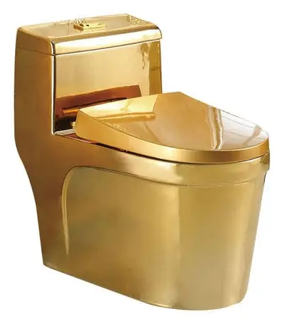 Bồn cầu một khối xả xoáy siphon, 72 × 39 × 65 cm