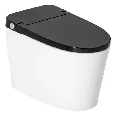 Bồn cầu xả xung xả xoáy siphon, 68 × 39 × 48 cm