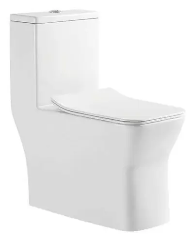 Bồn cầu một khối xả thẳng, 68 × 36.5 × 78.5 cm