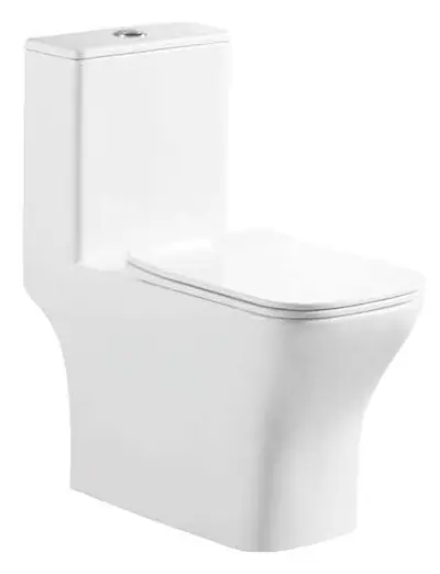 Bồn cầu một khối xả thẳng, 66.5 × 37 × 75 cm