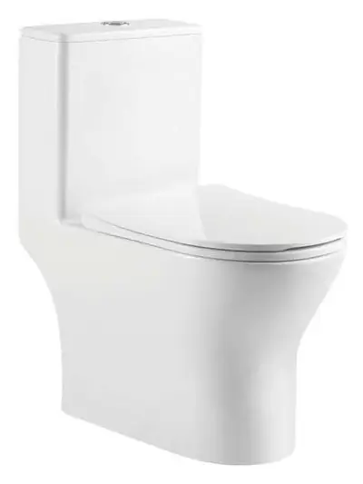 Bồn cầu một khối xả thẳng, 67.5 × 37 × 75 cm