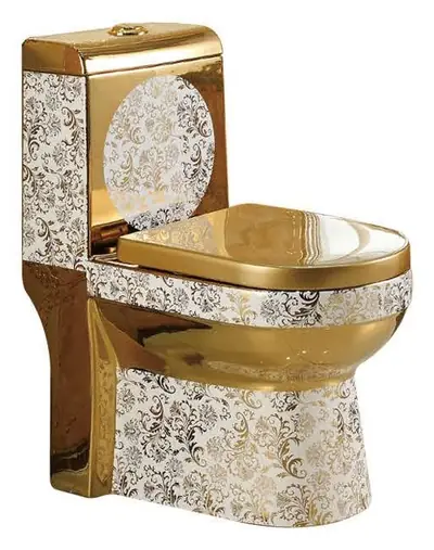 Bồn cầu một khối xả thẳng, 72 × 37 × 81 cm