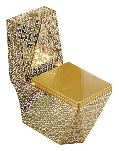 Bồn cầu một khối xả thẳng, 67.5 × 37.5 × 78 cm