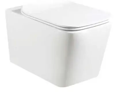 Bồn cầu treo tường xả thẳng, 53 × 35 × 37.5 cm
