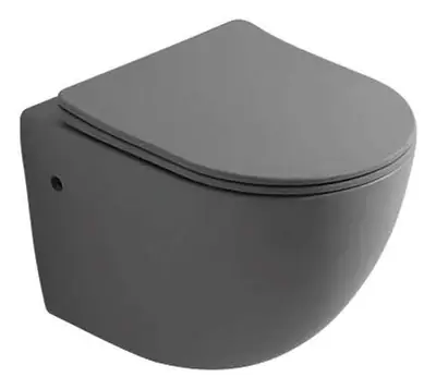 Bồn cầu treo tường xả thẳng, 49 × 36 × 35.5 cm