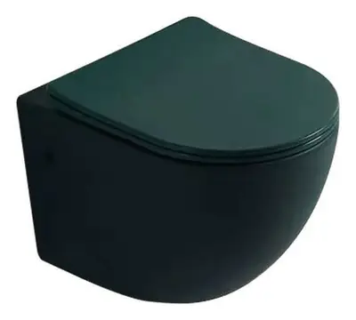 Bồn cầu treo tường xả thẳng, 49 × 36 × 35.5 cm
