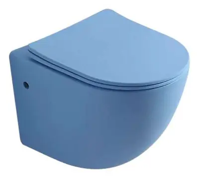 Bồn cầu treo tường xả thẳng, 49 × 36 × 35.5 cm