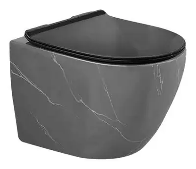 Bồn cầu treo tường xả thẳng, 49 × 36 × 35.5 cm