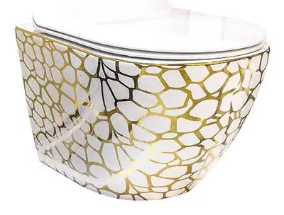 Bồn cầu treo tường xả thẳng, 49 × 36 × 35.5 cm