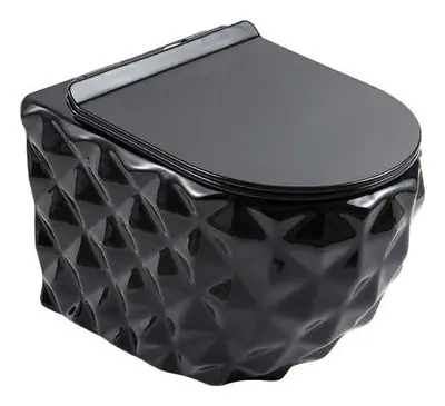Bồn cầu treo tường xả thẳng, 53 × 40 × 36 cm