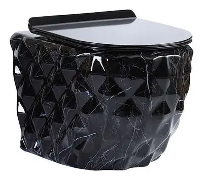 Bồn cầu treo tường xả thẳng, 53 × 40 × 36 cm