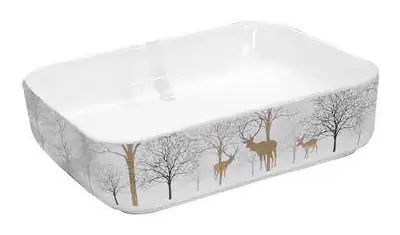 Chậu rửa đặt bàn, 50 × 40 × 13 cm