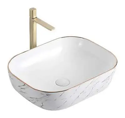 Chậu rửa đặt bàn, 45.5 × 32 × 13.5 cm