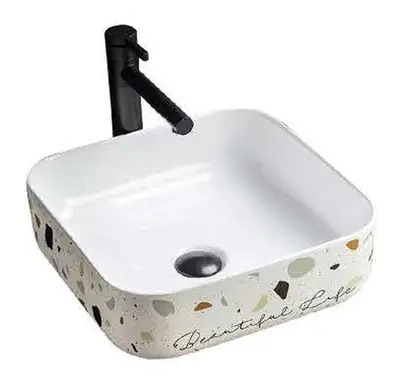 Chậu rửa đặt bàn, 38.5 × 38.5 × 14 cm