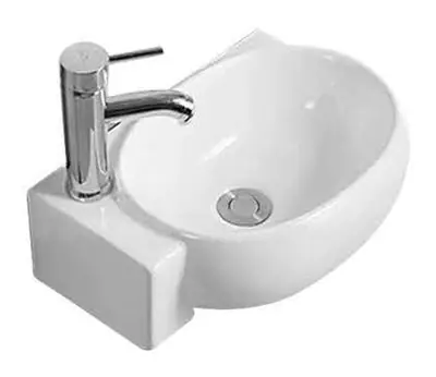 Chậu rửa treo tường, 43 × 28 cm