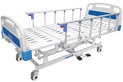 Giường bệnh 3 tay quay, tải trọng 200 kg