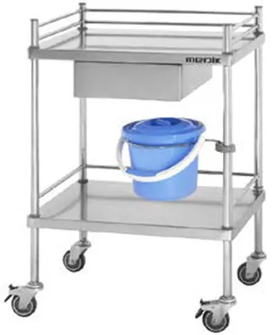 Xe đẩy y tế inox