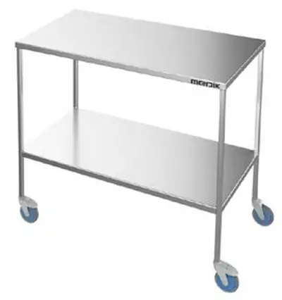 Xe đẩy y tế inox