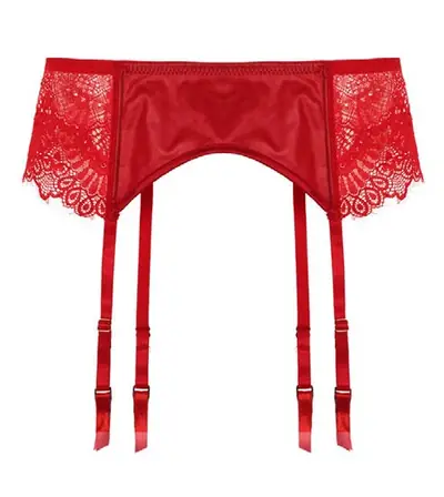 Đai nịt tất ren (garter), màu đỏ, đen, xanh dương