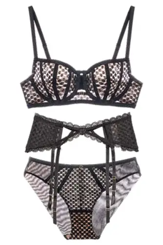 Đai nịt tất ren (garter), màu trắng, đen, đỏ
