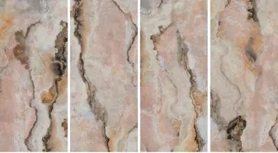 Đá nung kết vân băng ngọc, 120 × 278 cm, dày 9 mm