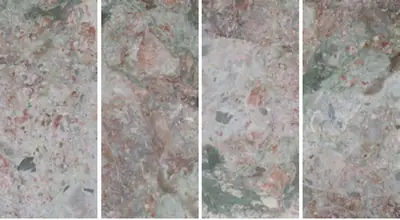 Đá nung kết vân đá hồng Tứ Quý, 120 × 278 cm, dày 9 mm