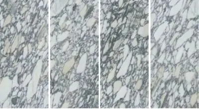 Đá nung kết vân Arabescato, 120 × 278 cm, dày 9 mm