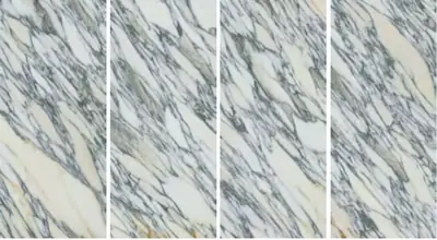 Đá nung kết vân Arabescato, 120 × 278 cm, dày 9 mm