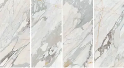 Đá nung kết vân đá trắng Huyễn Ảnh, 120 × 278 cm, dày 9 mm
