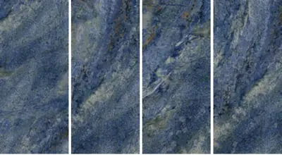 Đá nung kết vân đá xanh dương Ngân Hà, 120 × 278 cm, dày 9 mm