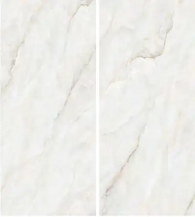 Đá nung kết vân bạch ngọc Nam Tư, 120 × 278 cm, dày 9 mm