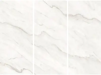 Đá nung kết vân Calacatta trắng, 120 × 278 cm, dày 9 mm