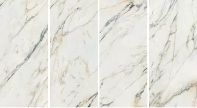 Đá nung kết vân Calacatta trắng, 120 × 278 cm, dày 9 mm