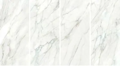Đá nung kết vân Calacatta trắng, 120 × 278 cm, dày 9 mm