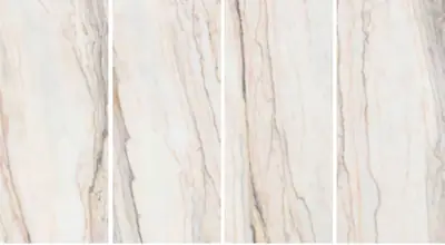 Đá nung kết vân đá hồng Khói, 120 × 278 cm, dày 9 mm