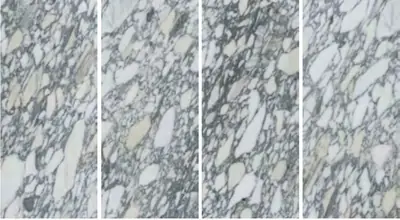 Đá nung kết vân Arabescato, 120 × 278 cm, dày 9 mm