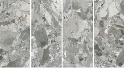 Đá nung kết vân đá xám Lâu Đài, 120 × 278 cm, dày 9 mm