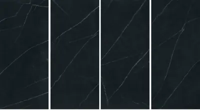 Đá nung kết vân tia chớp đen, 120 × 278 cm, dày 9 mm