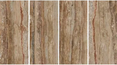 Đá nung kết vân đá nâu nhạt Tiramisu, 120 × 278 cm, dày 9 mm