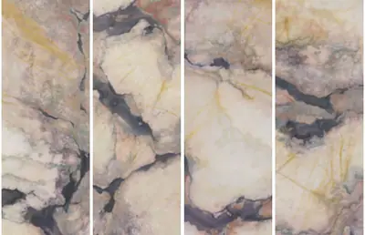 Đá nung kết vân đá tím Khói, 120 × 320 cm, dày 9 mm