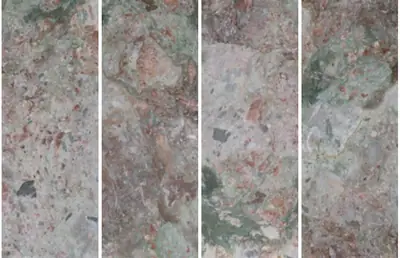 Đá nung kết vân đá hồng Tứ Quý, 120 × 320 cm, dày 9 mm