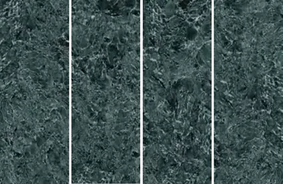 Đá nung kết vân đá xanh lá, 120 × 320 cm, dày 9 mm