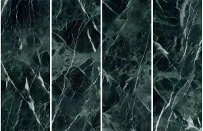 Đá nung kết vân đá xanh lá Na Uy, 120 × 320 cm, dày 9 mm