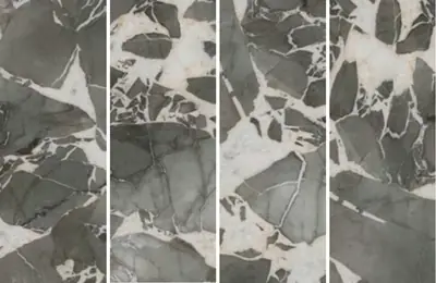 Đá nung kết vân đá xám, 120 × 320 cm, dày 9 mm