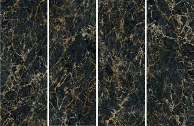 Đá nung kết vân đá vàng kim, 120 × 320 cm, dày 9 mm
