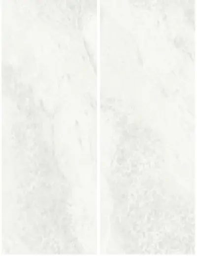 Đá nung kết vân pha lê trắng, 120 × 320 cm, dày 9 mm