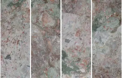 Đá nung kết vân đá hồng Tứ Quý, 120 × 320 cm, dày 9 mm