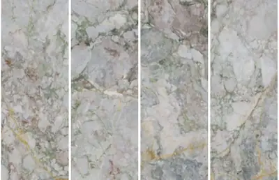 Đá nung kết vân đá hồng Hoa Anh Đào, 120 × 320 cm, dày 9 mm