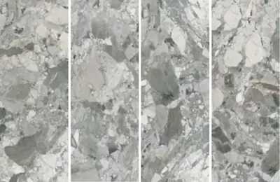 Đá nung kết vân đá xám Lâu Đài, 120 × 320 cm, dày 9 mm