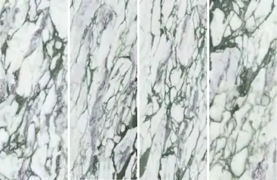 Đá nung kết vân đá xanh lá, 120 × 320 cm, dày 9 mm